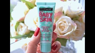 ريڤيو برايمر مبيلين Maybelline Baby Skin الطريقه السحريه للحصول علي فاونديشن املس بدون تجيير