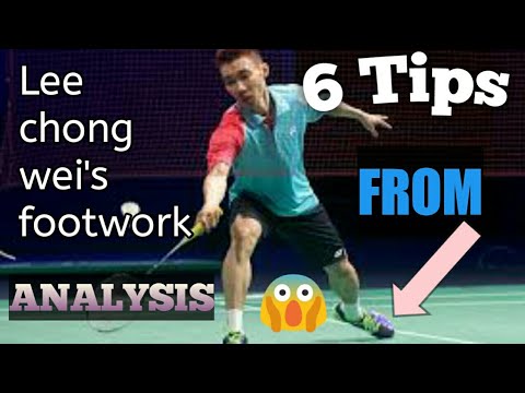 lee chong wei foot work analysis step by step