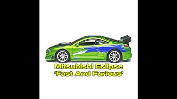 Hot Wheels ‘95 Mitsubishi Eclipse Fast And Furious #mitsubishi #eclipse #fastandfurious #hotwheels