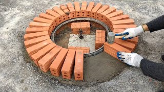 How to build a multi purpose fire pit, in a small garden at home