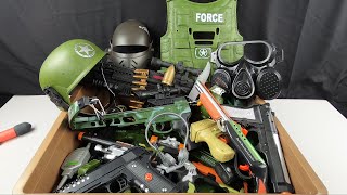 Military Toy Guns Box! Toy Weapons and Equipments - Most used Weapons by Soldiers - Box of Gun Toys