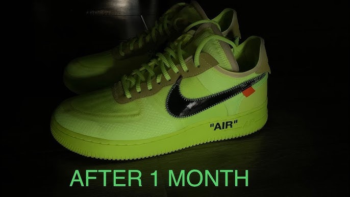 Nike x Off-White Air Force 1 Volt Unboxing & Review 