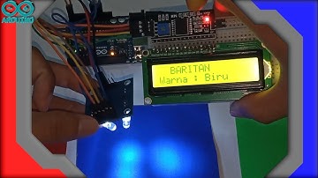 Membuat Alat Deteksi Warna Dengan Menggunakan Sensor Warna dan LCD Display TCS3200 - Arduino Uno R3