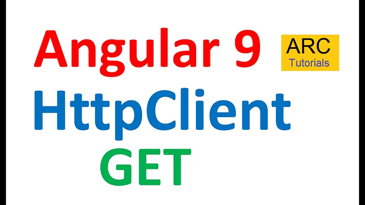 Angular 9 Tutorial For Beginners #60- Http GET