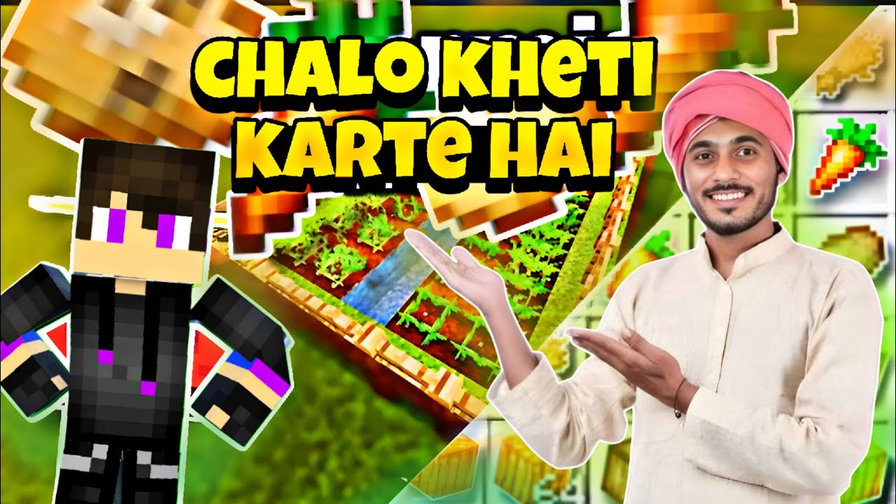 Day 3 : Epic Farming Day in Minecraft! Java+ PE SMP #minecraft # ...