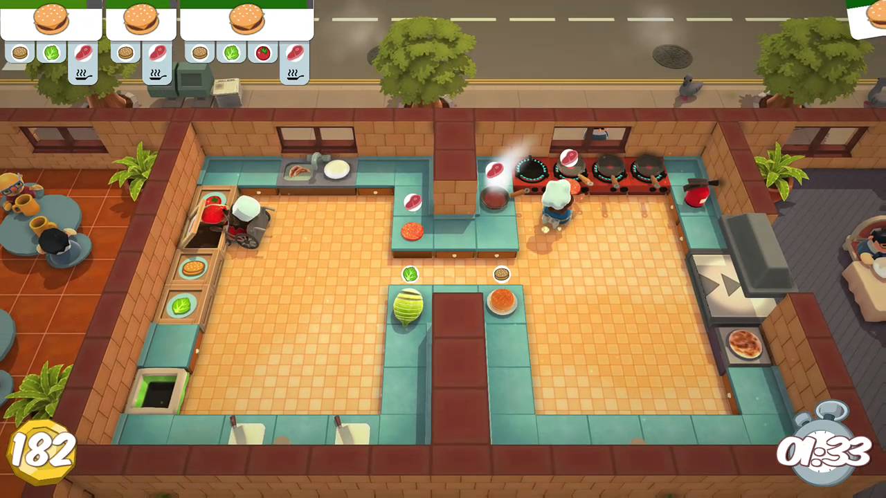 Overcooked Level 1-4 2 Player Co-op 3 Stars - YouTube
