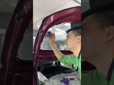 Тонировка заднего стекла авто своими руками