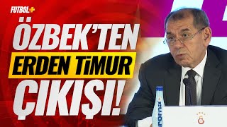 Dursun Özbek'ten Erden Timur çıkışı! | Okan Buruk imza töreni | Galatasaray | MOBİLE ÖZEL