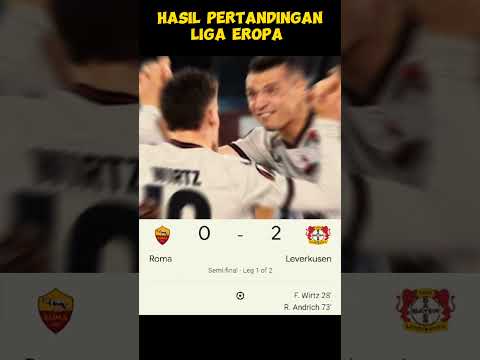 Hasil Pertandingan Liga Eropa | AS Roma vs Bayer Leverkusen