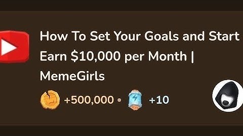 How to set your goals and start earn $10,000 per month Memefi video code |Memefi spils the tea video