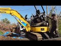 Excavator Maintenance - First time changing hydraulic fluid (S1E24)