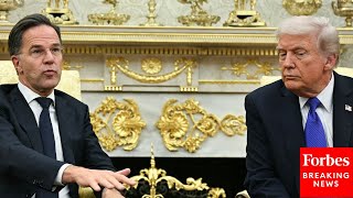 NATO's Rutte & Trump Asked About Polling Showing 'Massive Collapse In Ukrainian Support For The War'