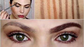 Drugstore Brow Routine • NYX Micro Brow Pencil • Demo • Swatches • Comparison vs. Anastasia Brow Wiz