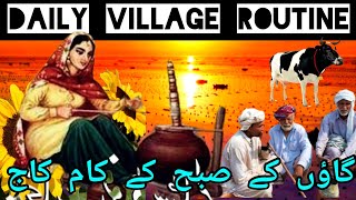 Daily village routine |?|گاؤں کے صبح کے کام کاجmukhrapunjabda@sitarayaseensana®√