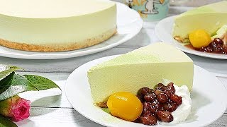 抹茶のレアチーズケーキの作り方Matcha rare cheese cake