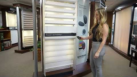 Hunter Douglas Pirouette with PowerView Shades at Carolina Blinds