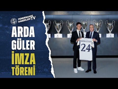 Real Madrid'in Yeni Transferi Arda Güler'den Tarihi İmza!
