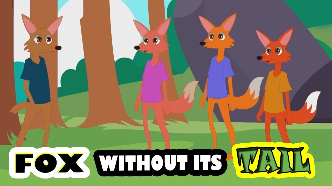 kids anka Moral Story For Kids in English | The Fox Without Its Tail | Animal & Jungle Story
