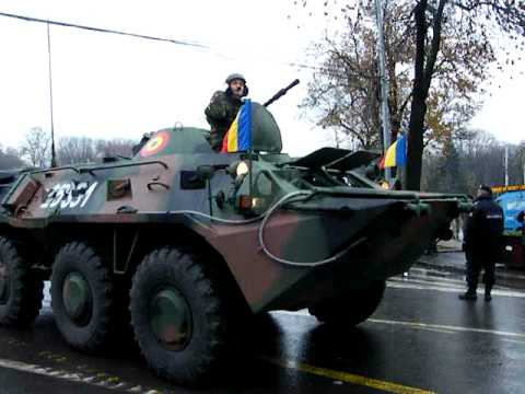 BTR-80 produs in Romania. KPVT 14.5mm, PKT 7.62mm Defilare la Parada Militara de la Arcul de Triumf Bucuresti de Ziua Nationala 1 Decembrie 2008. For more, chek out romanian-spotters.forumer.ro