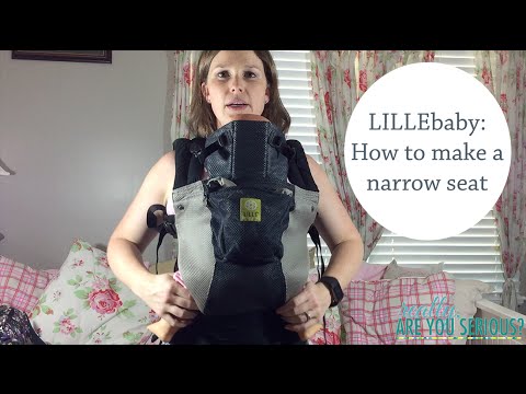 Lillebaby how to make a narrow seat - YouTube