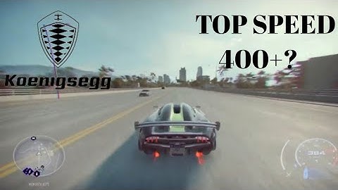 Koenigsegg Regera Top Speed Test!!🔥🔥 NFS Heat