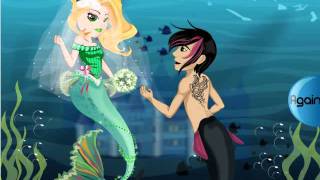 mermaid wedding dress up games screenshot 5