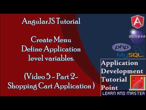 AngularJS Tutorial(Shopping Cart).Video