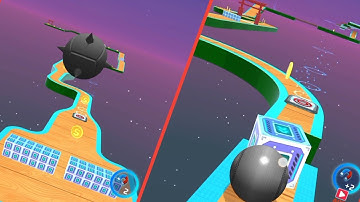 Sky Rolling Ball 3D - All Levels 117-118, SpeedRun Gameplay, Android IOS, Amaizing Ball Game