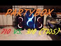 Jbl partybox 710   dual partybox 310  tws basement brawl  sound battle bass boost off one