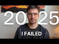 Everything I failed at in 2025 (as a Software Engineer)