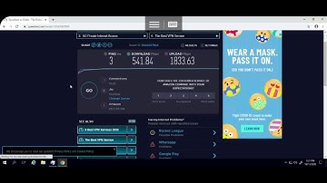 AWS Internet Speed Test