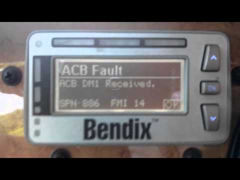 BENDIX Wingman ACB FAULT Codes!!!