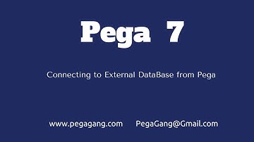 Connecting to Externl DataBase SQL From Pega 7 | Demo | Tutorials