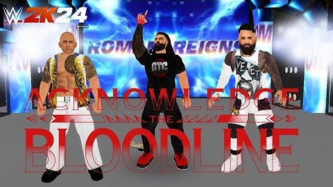 WR3D MOD| WR3D 2K24 MOD DOWNLOAD LINK MADIFIRE V3 THE NEW BLOODLINE WWE 2K24 ONLY 120 MB