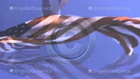 Video Clips for PowerPoint by CrystalGraphics - US Flag 02 Loop