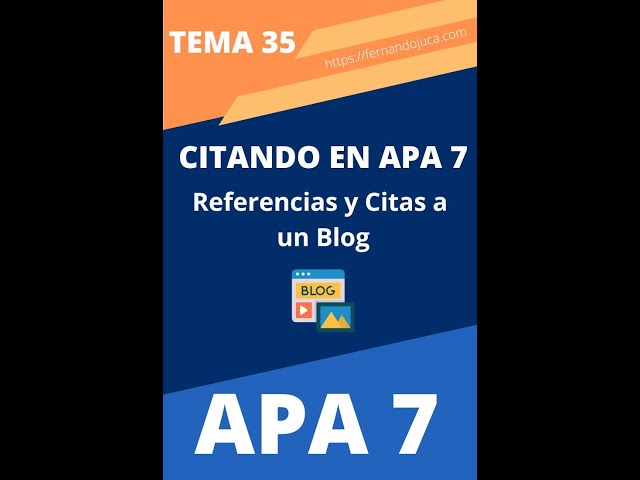 Cómo Citar y Referenciar un Blog en APA 7ma Edición: Guía Rápida de 5 Pasos | Citas Académicas