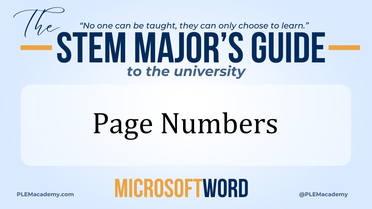 How to Change Page Numbers to the Inside, Outside, Center, Top, or Bottom in Microsoft Word