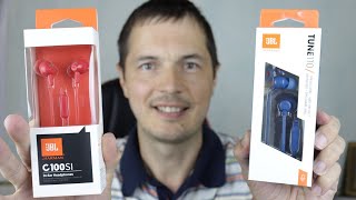 Лучшие проводные наушники JBL C100SI vs JBL Tune 110 (JBL T110): подробное сравнение