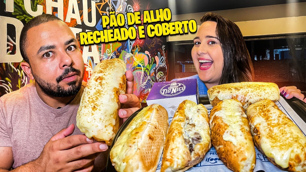 PÃO DE ALHO RECHEADO | PICANHA, BROCOLÍS, LINGUIÇA E CORAÇÃO