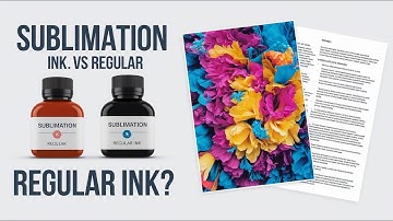 What is the Difference Between Sublimation Ink and Regular Ink? Explore the Differences!