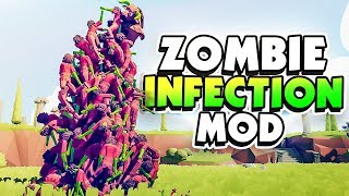 ZOMBIE INFECTION SPREADS! TABS ZOMBIE MOD - TABS (Totally Accurate Battle Simulator)