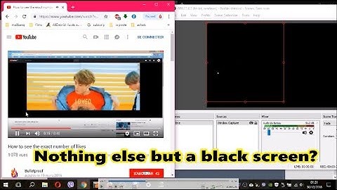 Black screen OBS Window capture