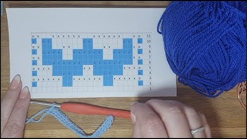 How to Follow a Chart in Overlay Mosaic Crochet