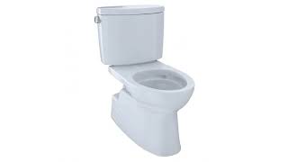 Best Review!!! Toto CST474CEFGNo.01 Vespin II Two-Piece High-Efficiency Toilet, with SanaGloss, 1..