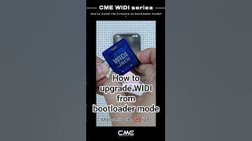 How to upgrade WIDI from bootloader mode