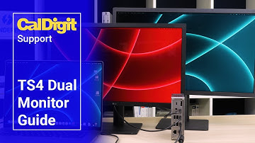 TS4 Dual Monitor Guide - CalDigit Support