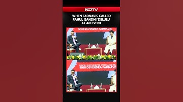 When Devendra Fadnavis Called Rahul Gandhi 