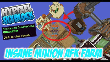 INSANE AFK Farm - 100+ Enchanted Cobble OVERNIGHT - Hypixel Skyblock