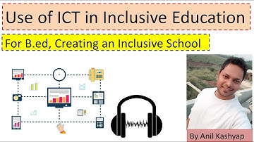 Role of ICT for special education |For B.ed, Creating an Inclusive School| By Anil Kashyap