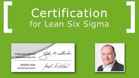 Lean Six Sigma Certification Video Training eLearning ONLINE